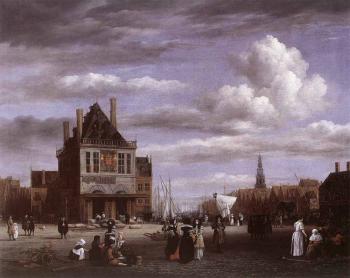 Jacob Van Ruisdael : The Dam Square In Amsterdam